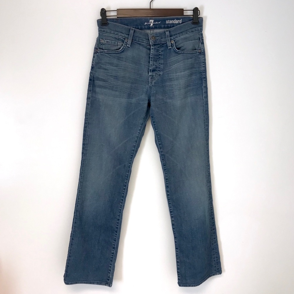 7 for all man kind | Standard mid rise denim jeans